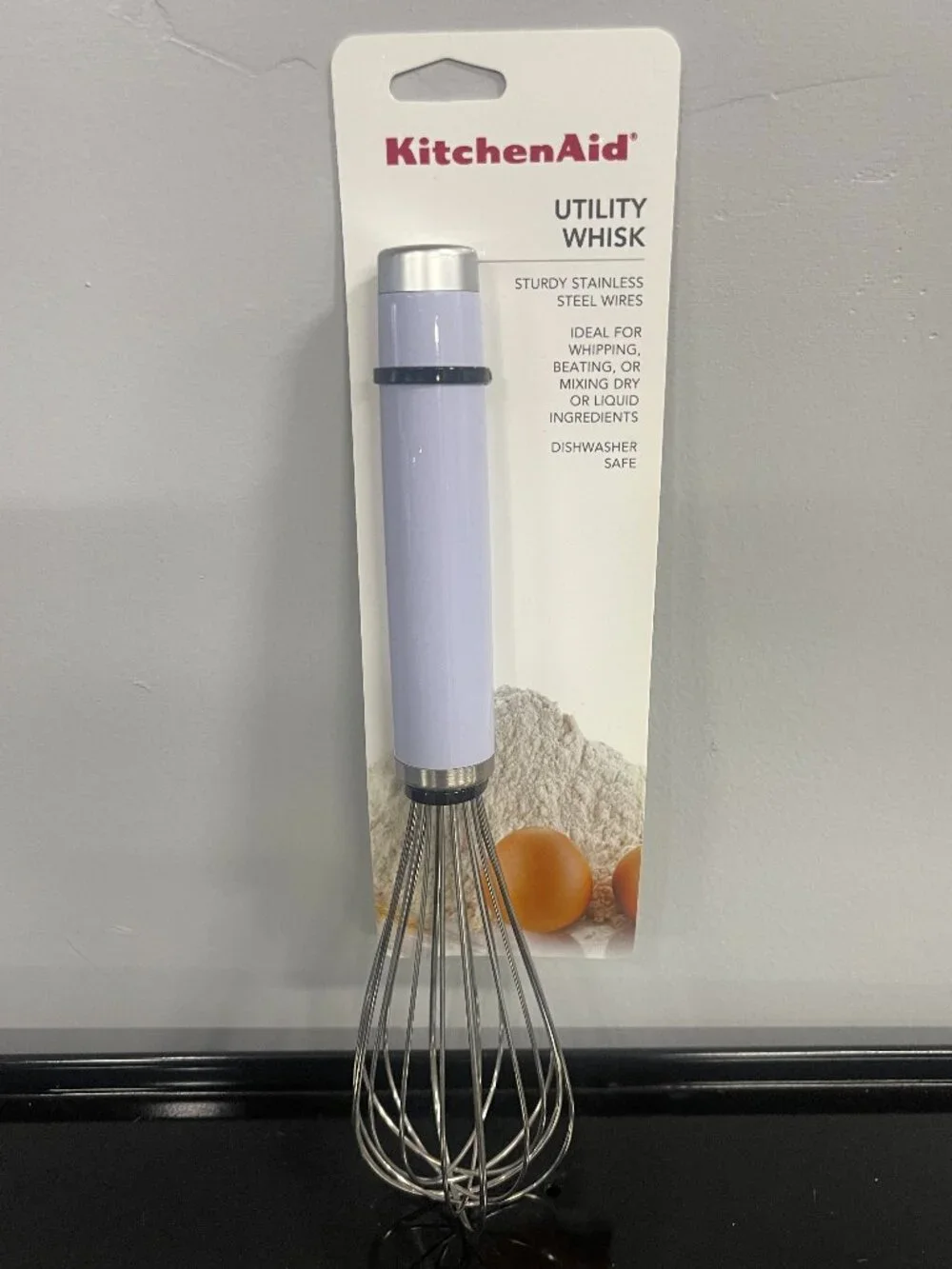 KitchenAid Utility Whisk Lavender Cream New